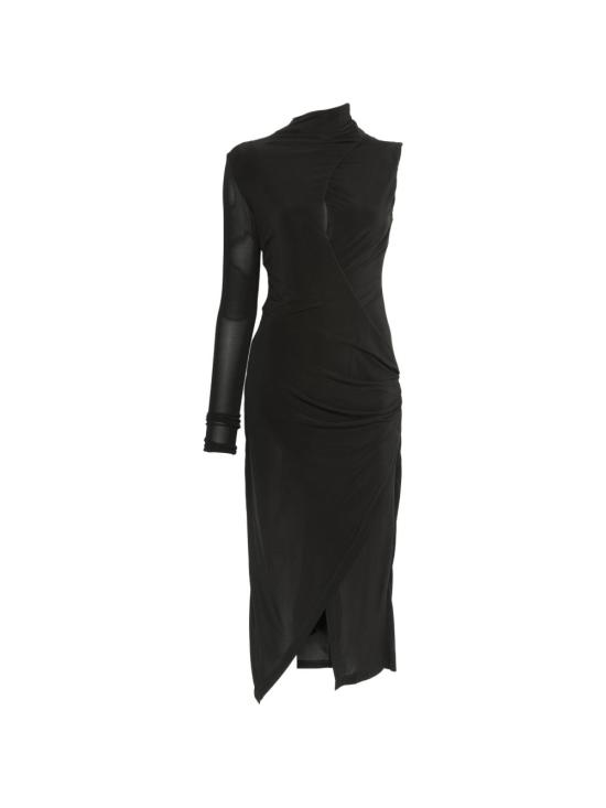 26FW 핑코 미디 원피스 107558CADILLAC A2GSZ99 Nero - PINKO