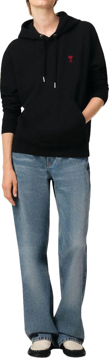 26FW 아미 후드 티셔츠 15824742514974 BLACK - AMI
