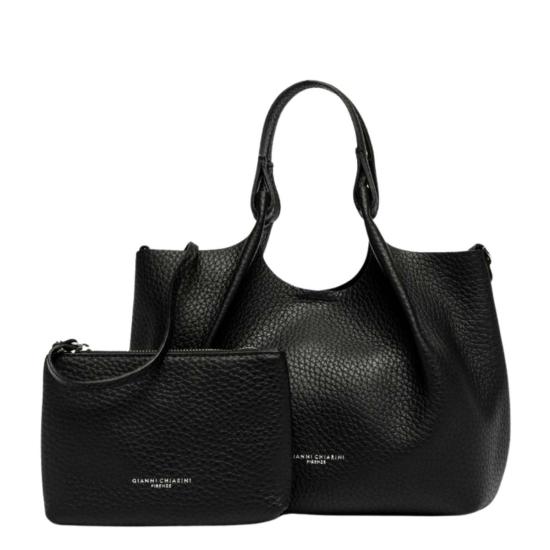  지아니 끼아리니 토트백 Gianni Chiarini Dua 가죽 호보백 블랙