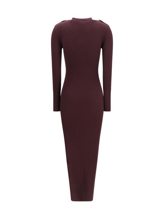 26FW 쿠레쥬 미디 원피스 326MRO906 FI00014010 BURGUNDY - COURREGES