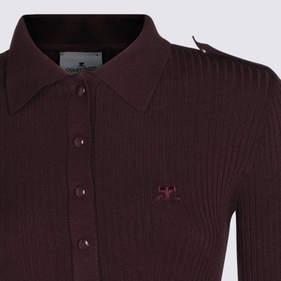 26FW 쿠레쥬 롱 원피스 326MRO906 FI00014010 BURGUNDY - COURREGES