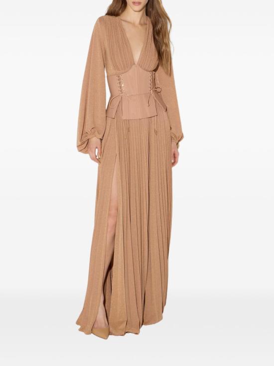 26FW 엘리자베타프랜치 미디 원피스 ABR1566E2 EV8 SUEDE - ELISABETTA FRANCHI