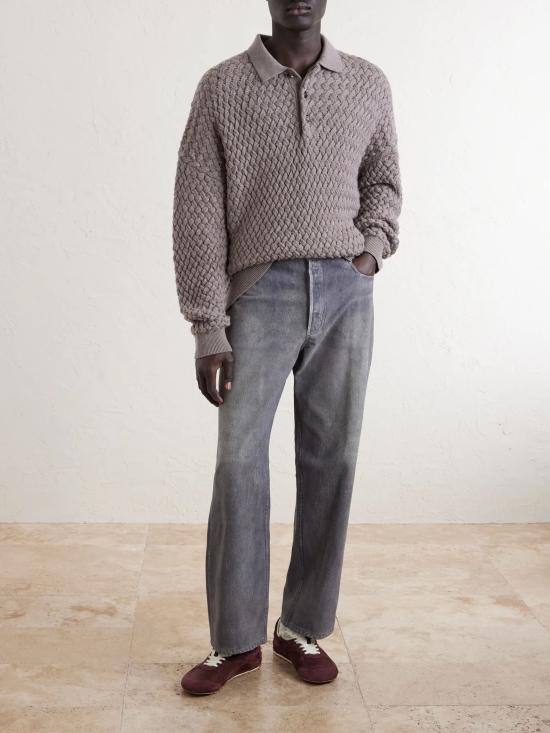 26FW 보테가베네타 긴팔 티셔츠 A000K9 V6UI01830 BEIGE - BOTTEGA VENETA