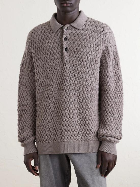 26FW 보테가베네타 긴팔 티셔츠 A000K9 V6UI01830 BEIGE - BOTTEGA VENETA