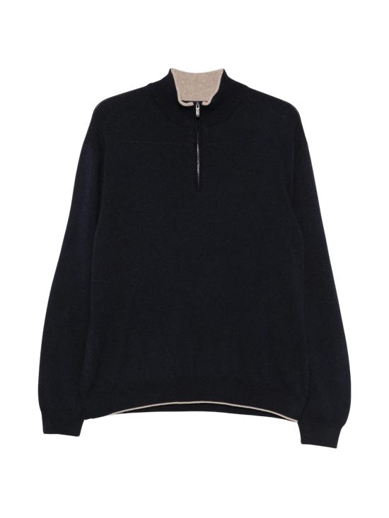 26FW 폴앤샤크 집업 니트 99311050 NAVY