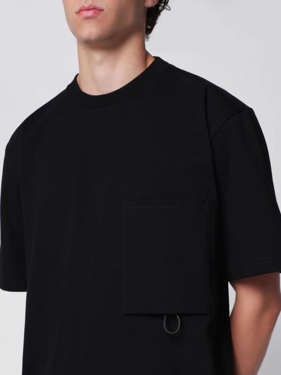 26FW 보테가베네타 반팔 티셔츠 875394 V6P301010 BLACK - BOTTEGA VENETA