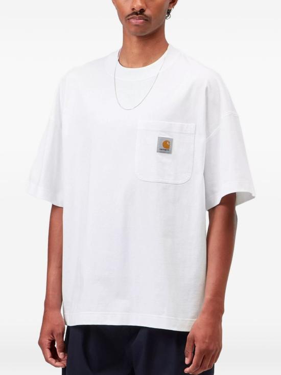 26FW 칼하트 WIP 반팔 티셔츠 I037015 02XX WHITE - CARHARTT WIP