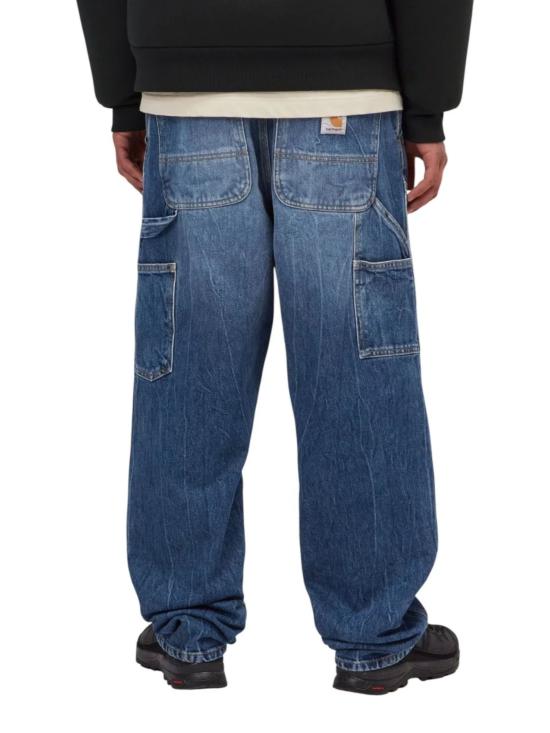 26FW 칼하트 WIP 스미스 데님 더블 니 팬츠 I032699 017X32 NAVY - CARHARTT WIP