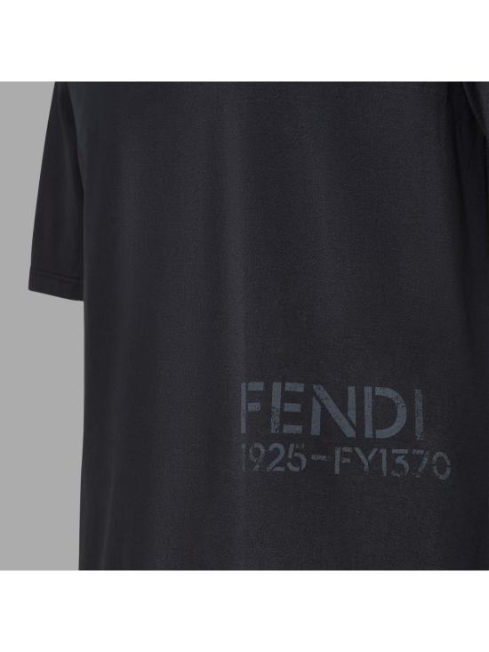26FW 펜디 반팔 티셔츠 FY1370 B19QF043Y BLACK - FENDI