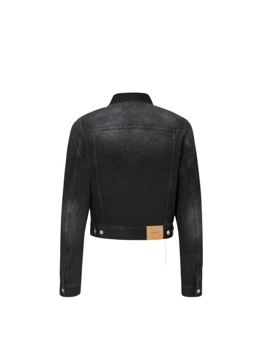 26FW 펜디 데님 자켓 FLF001 B1PHF0QA1 BLACK - FENDI