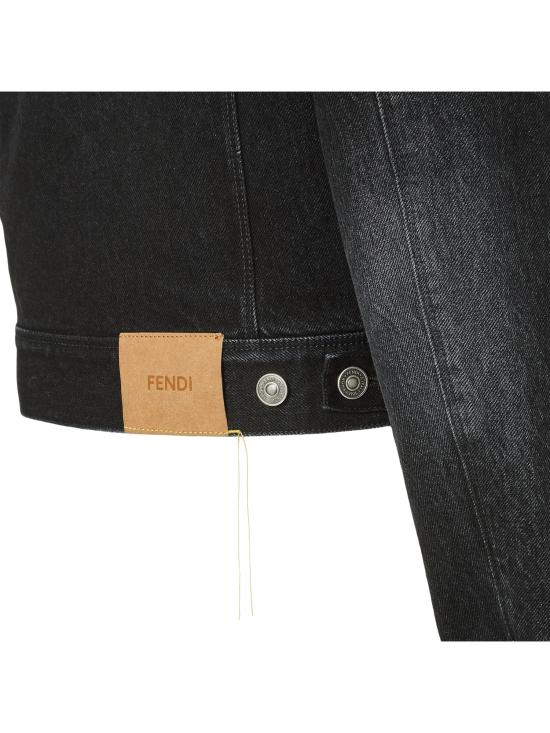 26FW 펜디 데님 자켓 FLF001 B1PHF0QA1 BLACK - FENDI