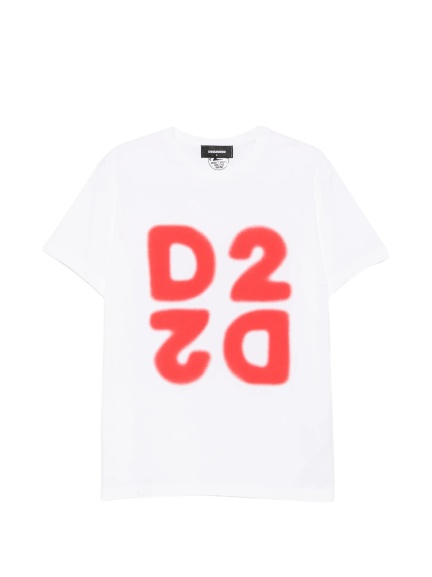 26FW 디스퀘어드2 반팔 티셔츠 S74GD1579 D20106100 WHITE