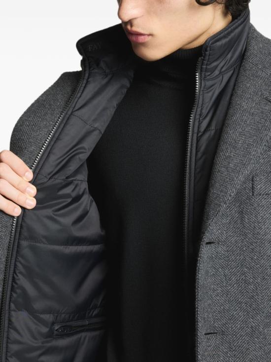 26FW 페이 코트 NAM53531390 YNEB801 GREY - FAY