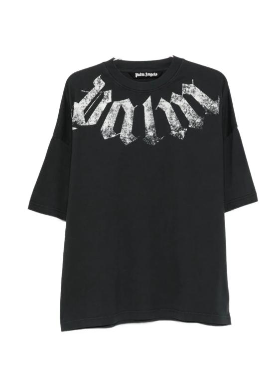 26FW 팜앤젤스 반팔 티셔츠 PAMAA003JR001 1003 BLACK