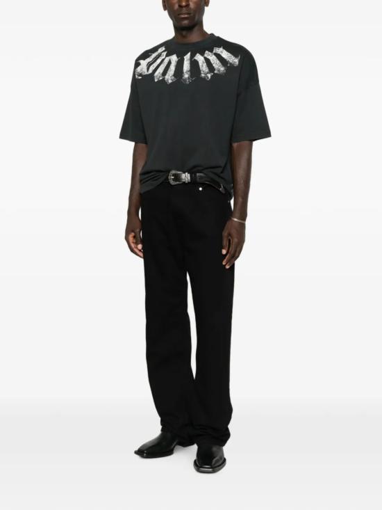 26FW 팜앤젤스 반팔 티셔츠 PAMAA003JR001 1003 BLACK - PALM ANGELS