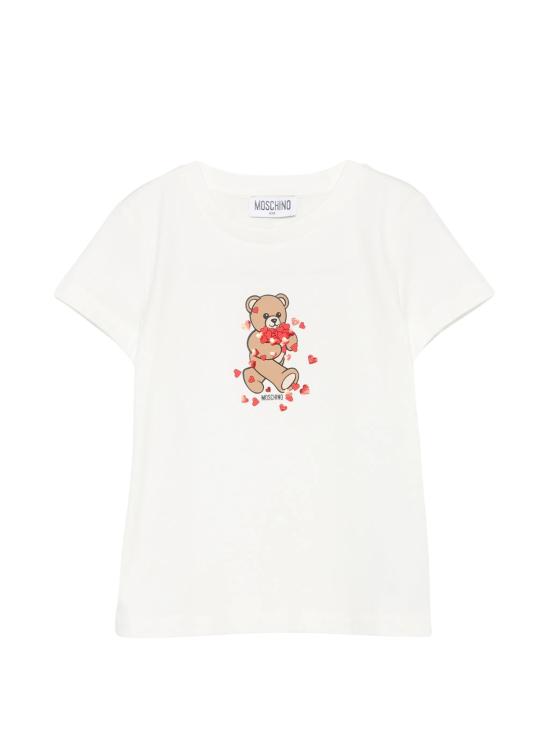26FW [키즈] 모스키노 티셔츠 HIM06K LBA1110063 WHITE