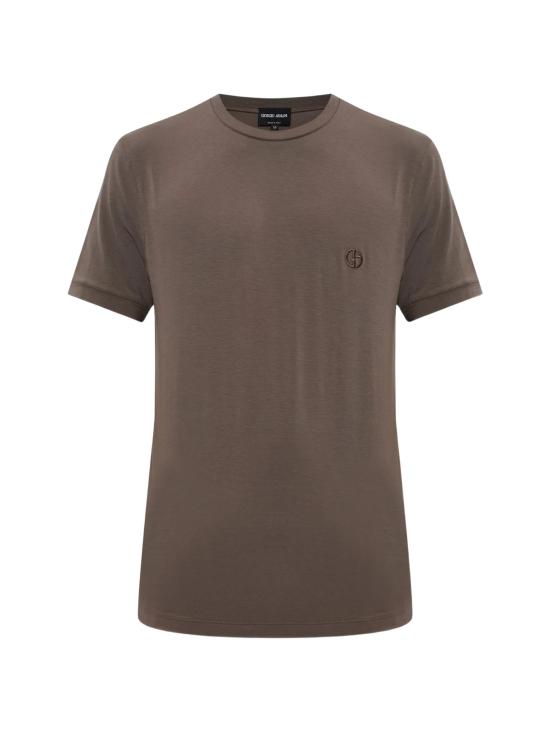 26FW 조르지오 아르마니 반팔 티셔츠 3GST52 SJP4ZU6199 BROWN