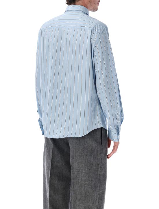 26FW 아미 긴팔 셔츠 USH878CO0249 A232 LIGHTT BLUE WHITE - AMI