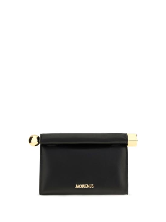 26FW 자크뮈스 클러치/파우치 BAW00472AC27L14 990 BLACK