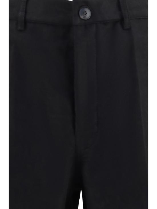 26FW 릭 오웬스 스트레이트 팬츠 RU02F4332MOR 09 BLACK - RICK OWENS