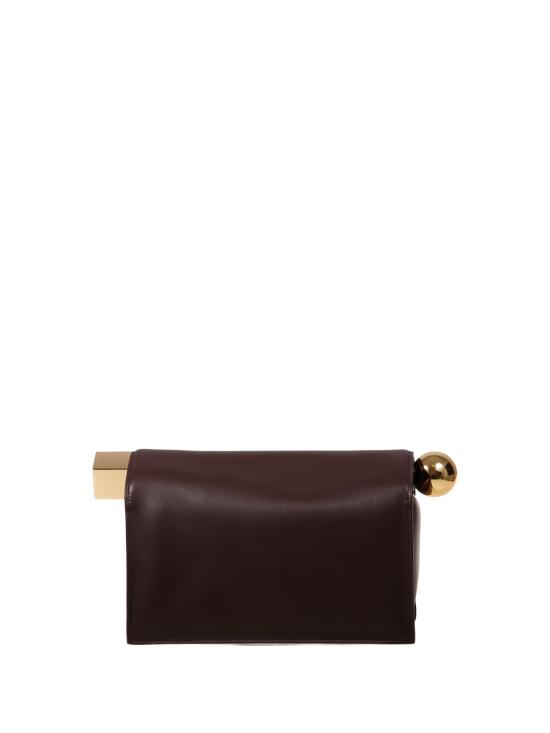 26FW 자크뮈스 론드 까레 클러치 BAW00356AC27L14 890 MIDNIGHT BROWN - JACQUEMUS