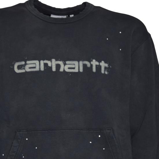 26SS 칼하트 WIP 긴팔 티셔츠 I036899 89EJ Nero lavato - CARHARTT WIP