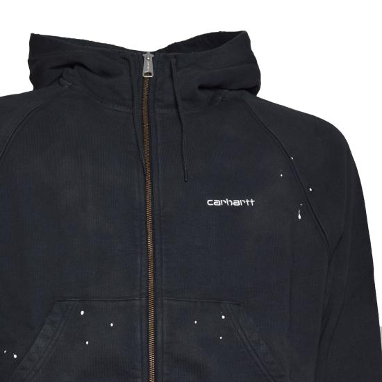26FW 칼하트 WIP 후드 티셔츠 I036842 89EJ Nero lavato - CARHARTT WIP