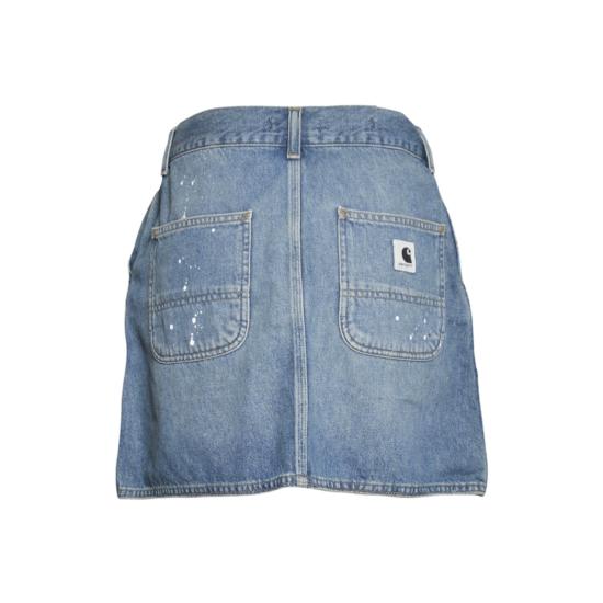26SS 칼하트 WIP 미디 스커트 I037027 01EJ Denim - CARHARTT WIP