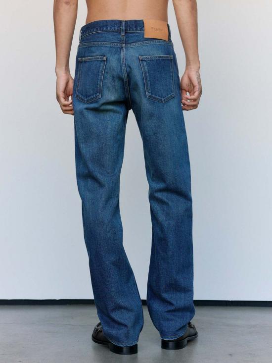  JW앤더슨 데님 팬츠 JW 앤더슨 다크 블루 데님 스트레이트 레그 진 - JW ANDERSON