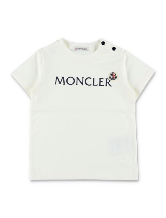 26FW [키즈] 몽클레어 티셔츠 8C0000889AUM 034 BIANCO