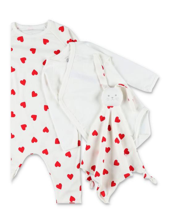 26FW [키즈] 쁘띠바또 캐주얼 세트 A0FF9 00 WHITE RED - PETIT BATEAU