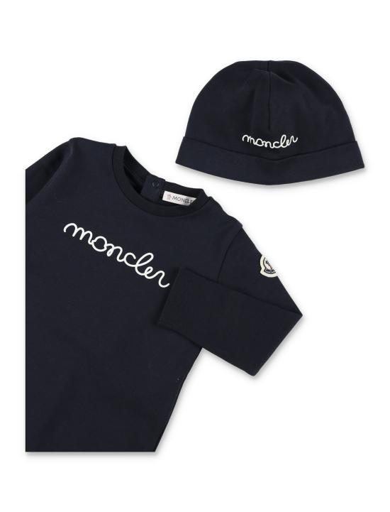 26FW [키즈] 몽클레어 캐주얼 세트 8P000018392E 778 Blu - MONCLER