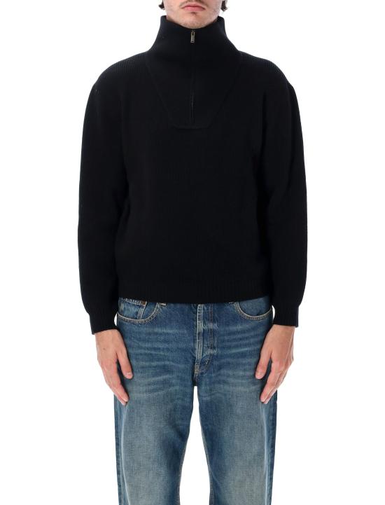 26FW 생로랑 스웨터 873709Y77LS 1000 Nero
