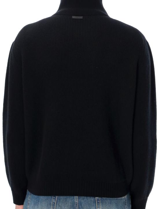 26FW 생로랑 스웨터 873709Y77LS 1000 Nero - SAINT LAURENT