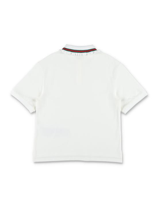 26FW [키즈] 구찌 폴로 셔츠 852834XJHWL 9024 Bianco - GUCCI