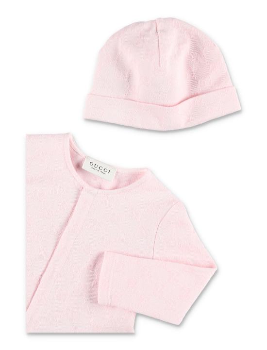 26FW [키즈] 구찌 라운지 웨어 870882XJHA9 5399 LIGHT PINK - GUCCI