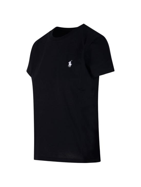 26FW 폴로 랄프로렌 클래식 핏 포니 로고 자수 티셔츠 211B14605 033 NERO - POLO RALPH LAUREN
