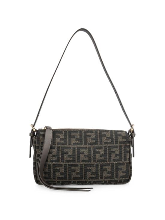26FW 펜디 FF 자카드 지퍼 탑 스몰 숄더백 8BS123 B17AF14YN - FENDI