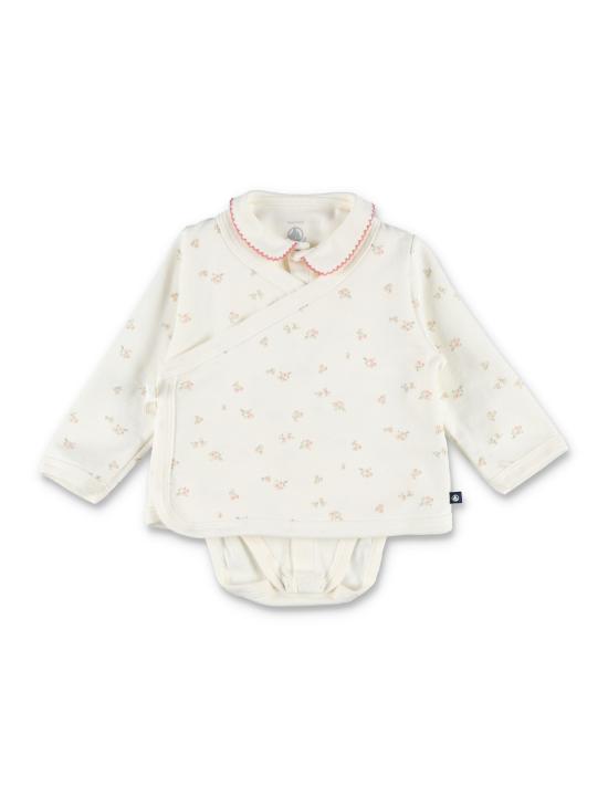 26FW [키즈] 쁘띠바또 캐주얼 세트 A0GP6 01 Bianco - PETIT BATEAU