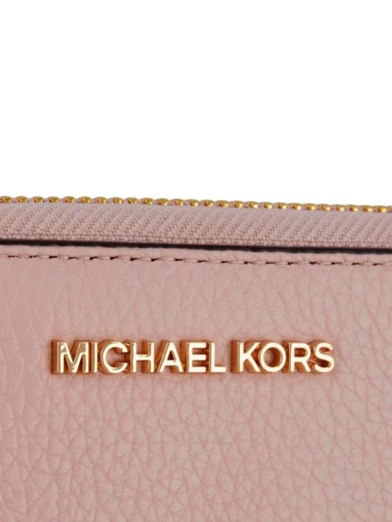  마이클 코어스 지갑 젯셋 트래블 라지 플랫 멀티펑션 휴대폰 케이스  파우더 블러쉬 - MICHAEL KORS