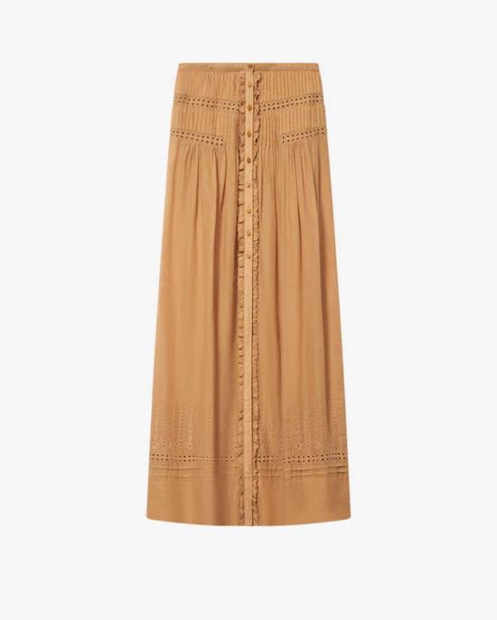  이자벨마랑 롱 스커트 이자벨 마랑 로렌 스커트 카라멜 - ISABEL MARANT