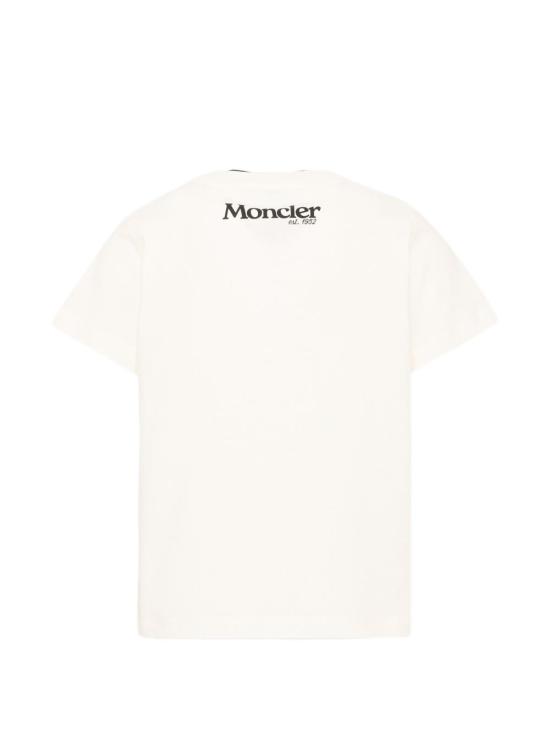 26FW [키즈] 몽클레어 티셔츠 L29548C00008 89AFV034 NATURAL - MONCLER