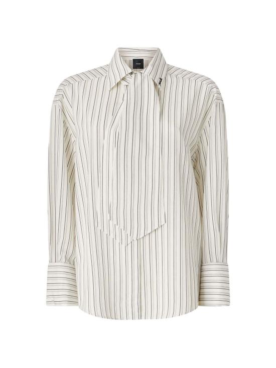26FW 핑코 셔츠 107482 A33QZZ1 WHITE BLACK
