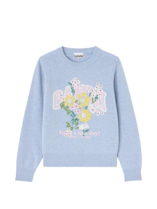26FW 가니 스웨터 A1150059 ZXF Blue Bonnet