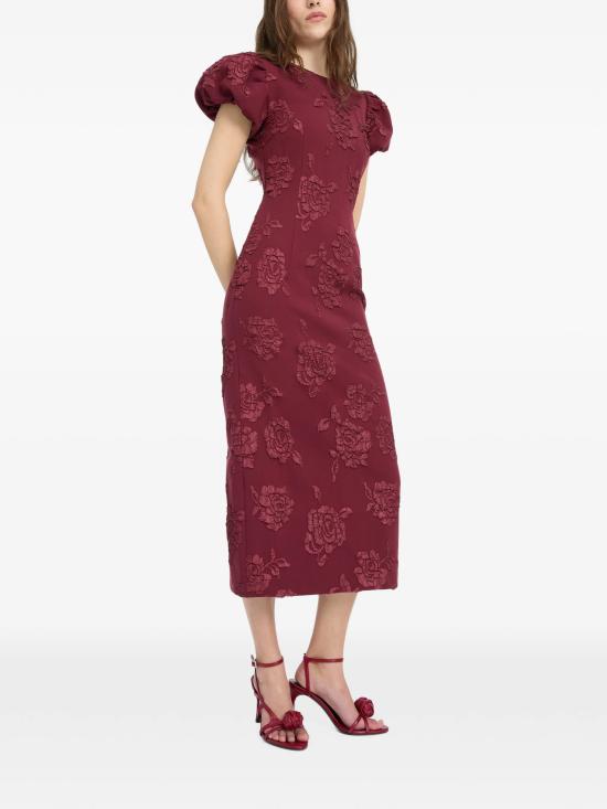 26FW 로테이트 미디 원피스 116615 2734 Rosso - ROTATE