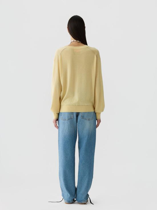 26FW 게스트 인 레지던스 스웨터 W45834JF BTRCML Giallo - GUEST IN RESIDENCE