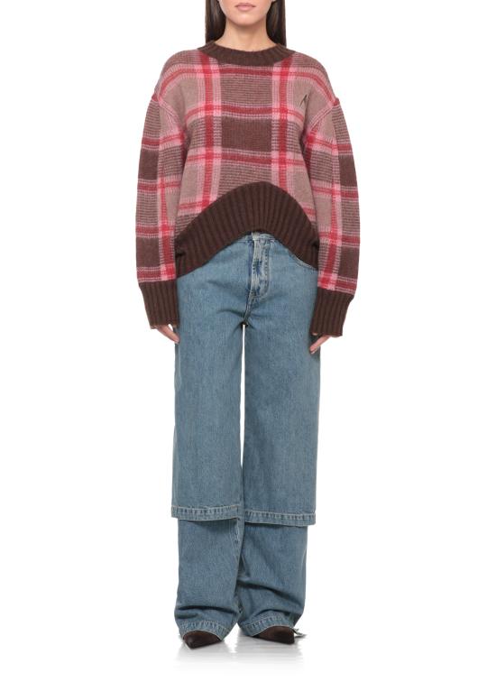 26FW 디 아티코 스웨터 261WCK00136 KMX004JQ463 Brown - THE ATTICO