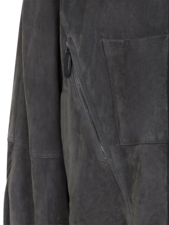 26FW 조르지오 아르마니 가죽 자켓 GM004407 AF30029U8097 BLACK - GIORGIO ARMANI