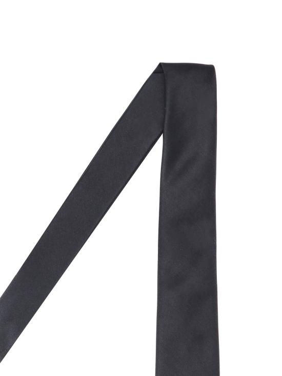26FW 생로랑 넥타이 821638 3Y011 1000 BLACK - SAINT LAURENT