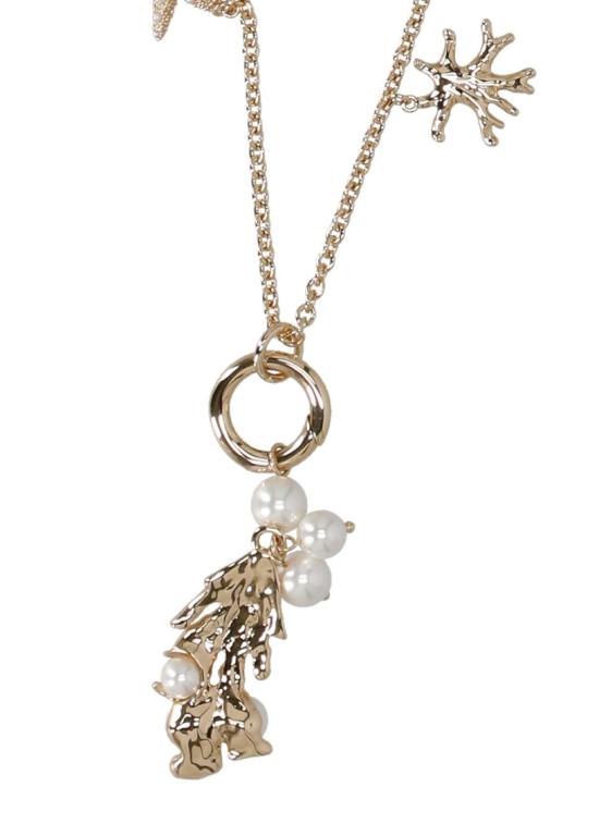 26SS 셀프 포트레이트 주얼리 SS26636NGDGOLD CORALGOLD - SELF PORTRAIT